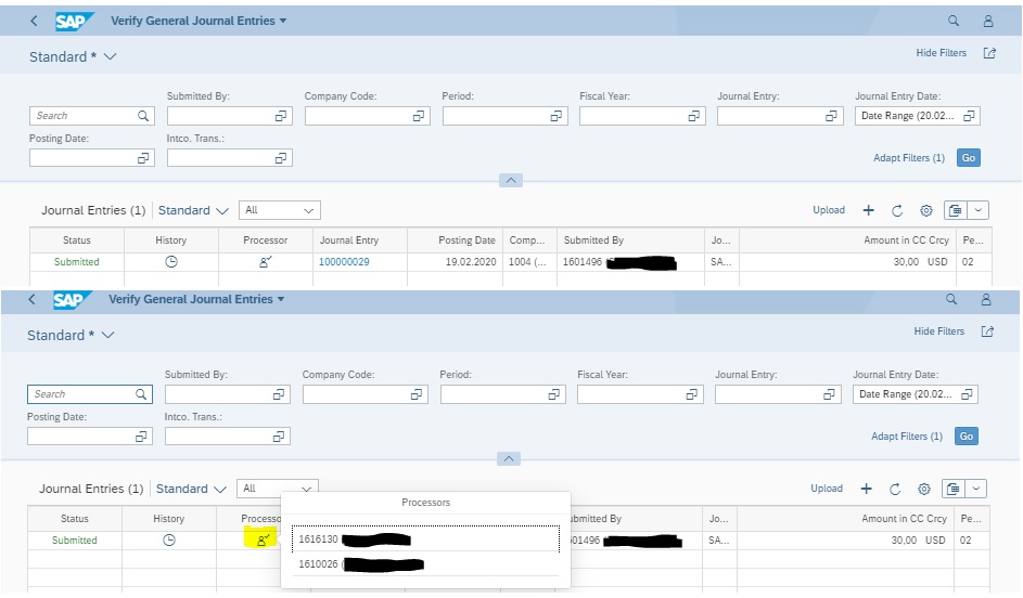 verify general journal entries