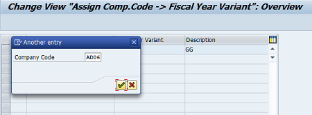 How to Assign Company Code to Fiscal Year Variant
