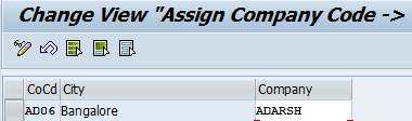 How to Assign Company Code