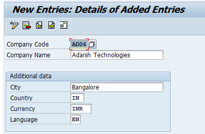 How to Create Company Code in SAP