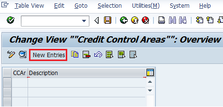 Define Credit Control Area for Customer in SAP