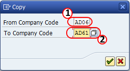 Create New companies by copying Existing Company code