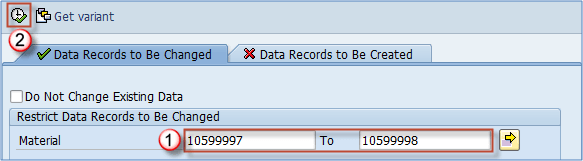 Mass Creation of Material Master