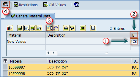 Mass Creation of Material Master