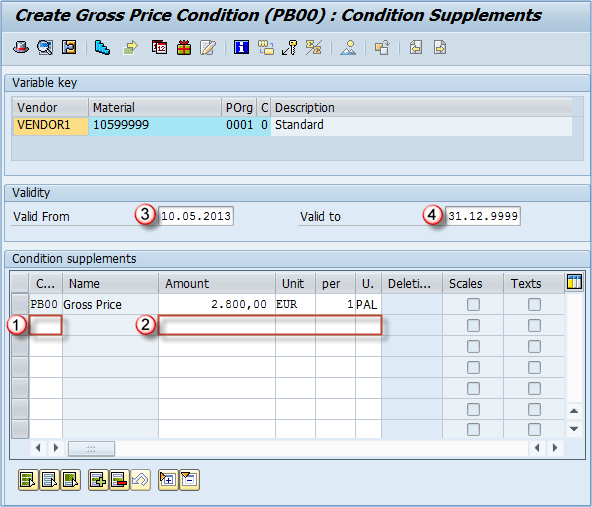 How To Create A Purchase Info Record
