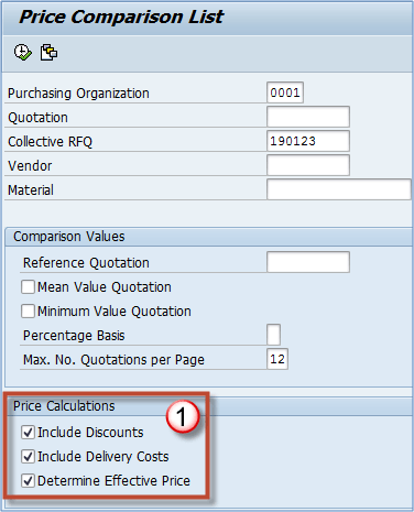 How To Compare Price For Different Quotations