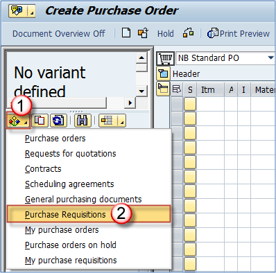 How To Create Purchase Order With Reference