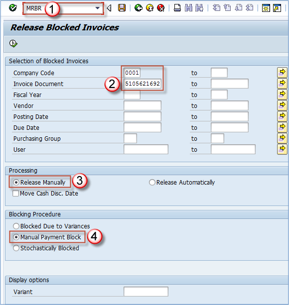 How To Release An Invoice