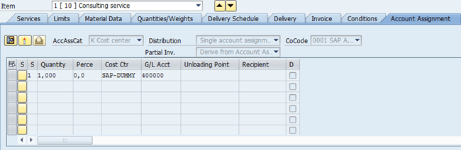 Service Purchase Order