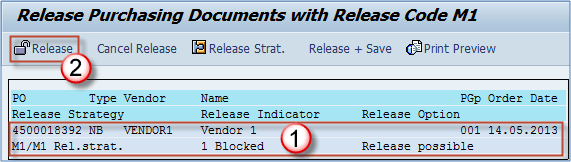 Release Procedures For Purchasing Documents