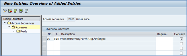 How To Define Access Sequence And Condition Table