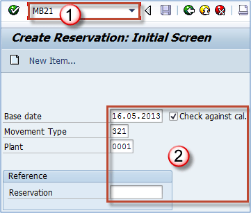 Reservation Of Inventory