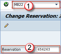 Reservation Of Inventory