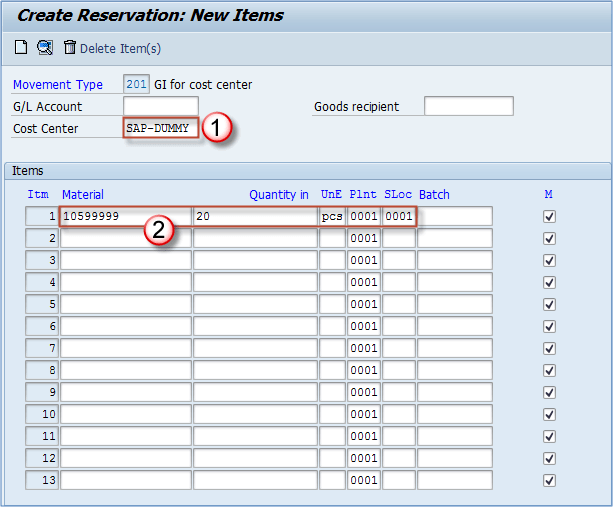 Reservation Of Inventory