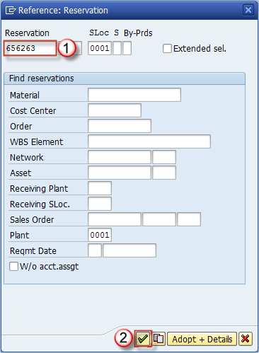 Reservation Of Inventory