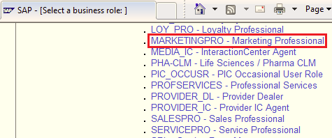 SAP CRM Marketing