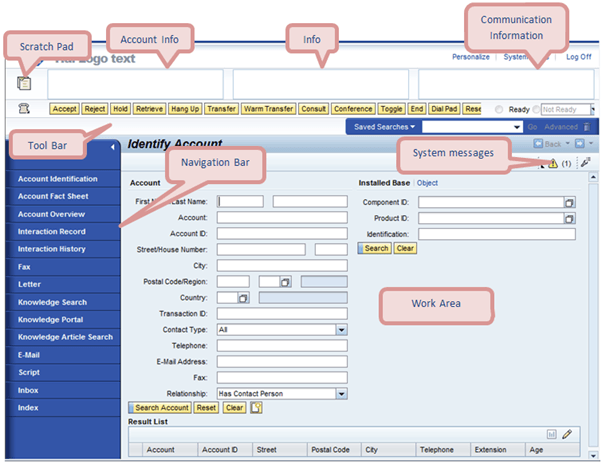 SAP CRM Interaction Center
