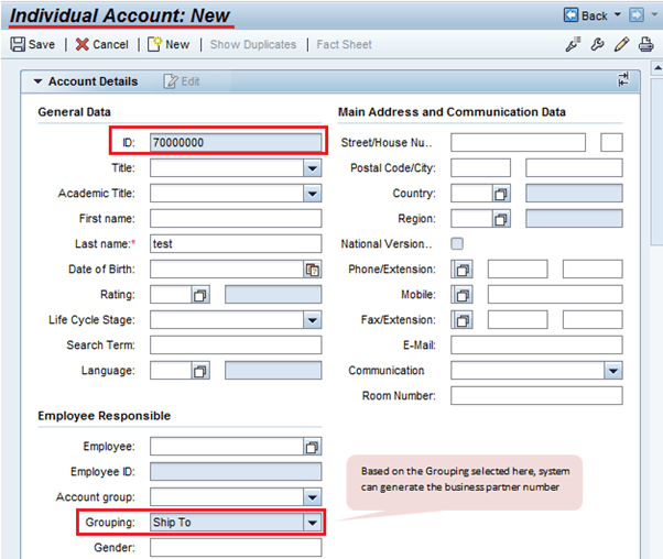 Account Management in SAP CRM