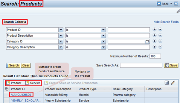 Product Master in SAP CRM