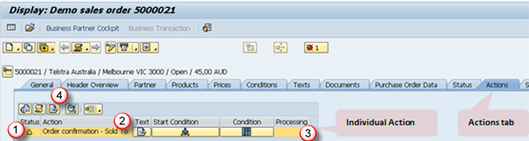 All About Actions in Transactions: SAP CRM