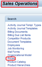 SAP CRM Pricing & Billing
