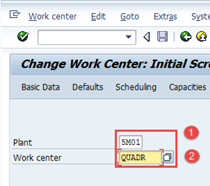 Work Center in SAP PP