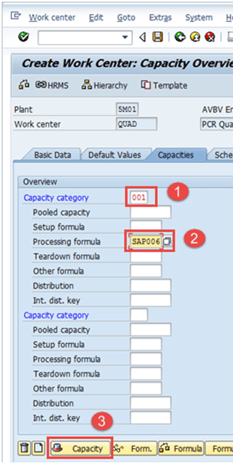 Work Center in SAP PP