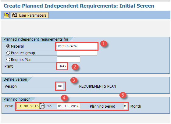 Demand management Tutorial for SAP PP