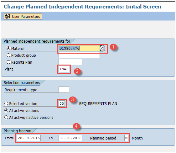 Demand management Tutorial for SAP PP