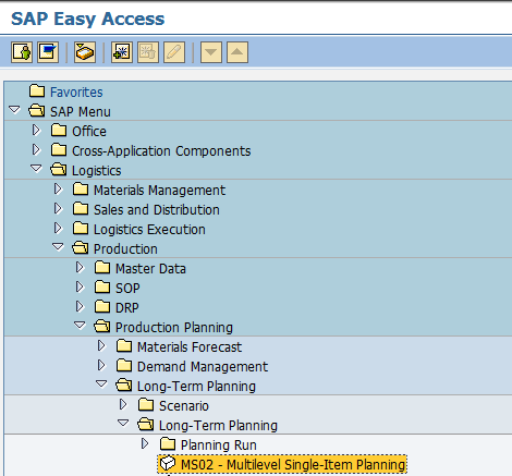 Long Term Planning (LTP) Tutorial in SAP PP