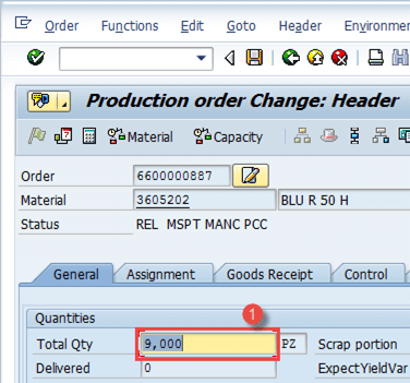 Production Order in SAP PP
