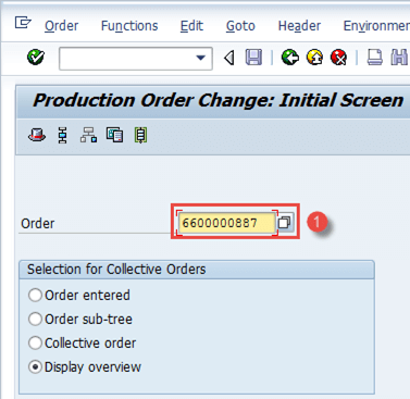 Production Order in SAP PP