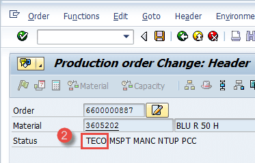 Production Order in SAP PP