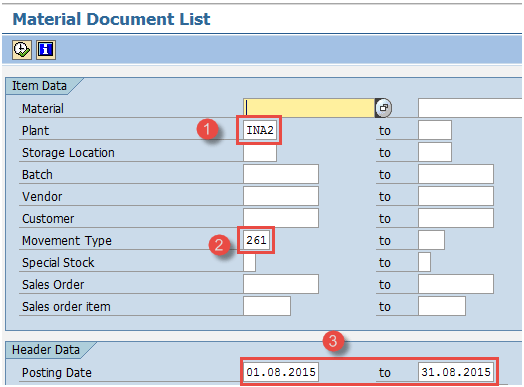 Reports used in SAP PP