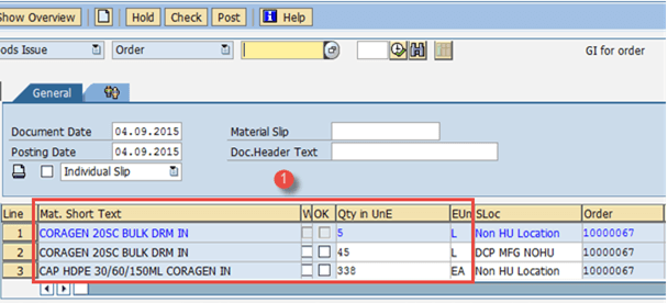 Goods Movement against Production Order Tutorial in SAP PP