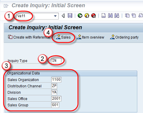 How to Create Inquiry