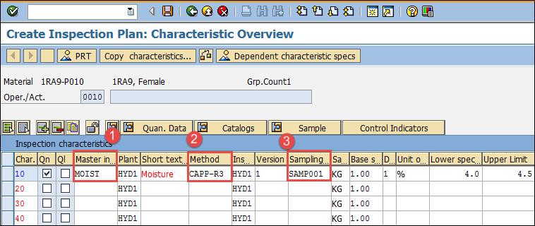Master Data in SAP QM