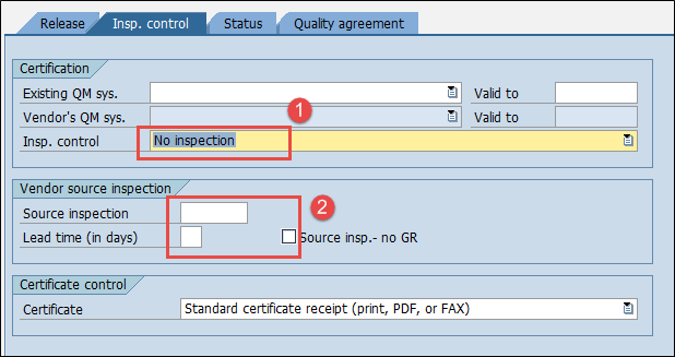 Master Data in SAP QM