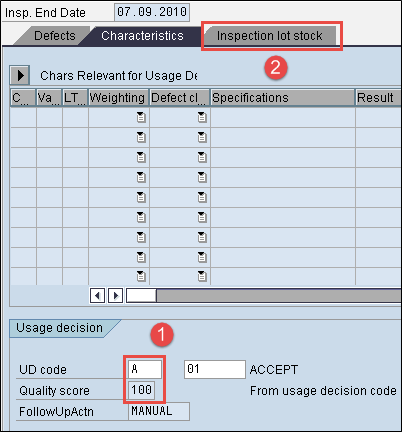 Incoming Inspection / Raw Material Inspection in SAP QM