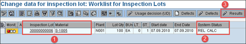 Inprocess Inspection in SAP QM