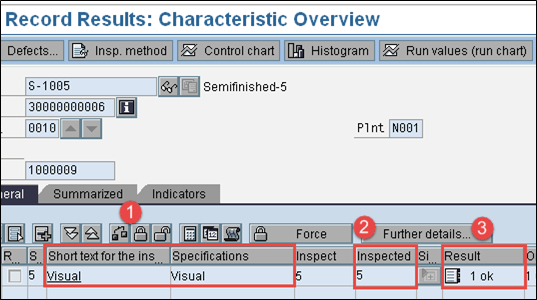 Inprocess Inspection in SAP QM
