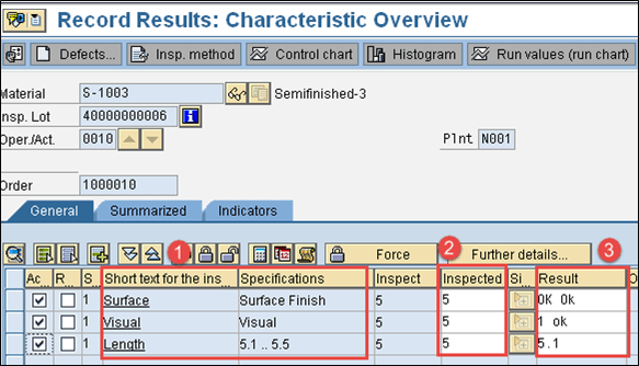 Final Inspection after Production goods receipt in SAP QM