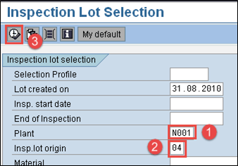 Final Inspection after Production goods receipt in SAP QM