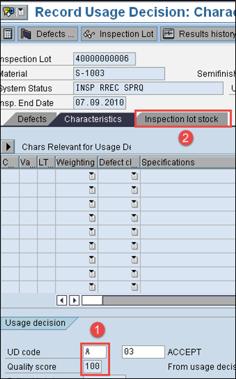 Final Inspection after Production goods receipt in SAP QM