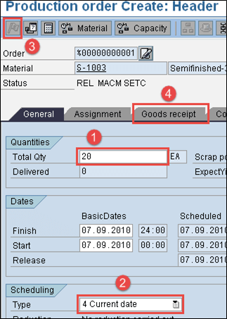 Final Inspection after Production goods receipt in SAP QM