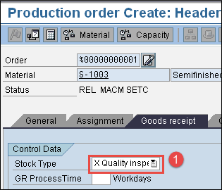 Final Inspection after Production goods receipt in SAP QM