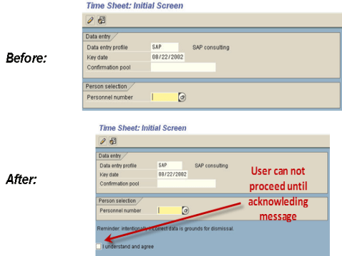 What is User and Customer Exits