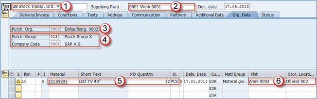 Special Stock And Special Procurement
