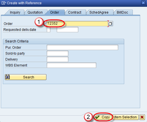 How to create returns,free of charge delivery and sub sequent delivery