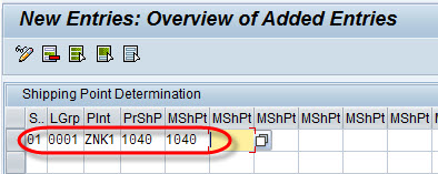 How to Determine Shipping Point